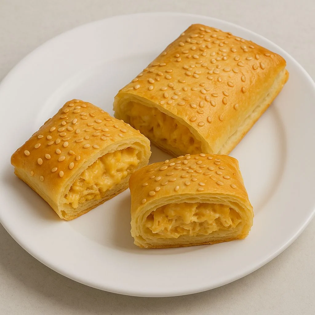 Folhado com Fricassê de Frango