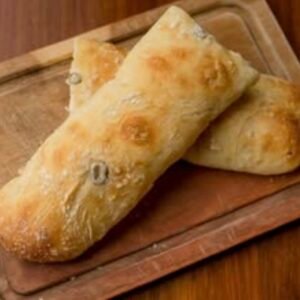 Pão Ciabatta com Azeitonas Pré-Assado (5 un )