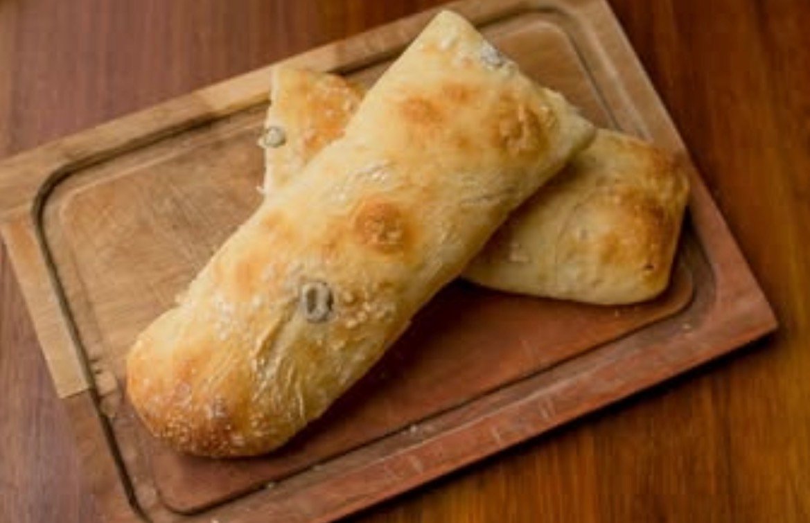 Pão Ciabatta com Azeitonas Pré-Assado (5 un )