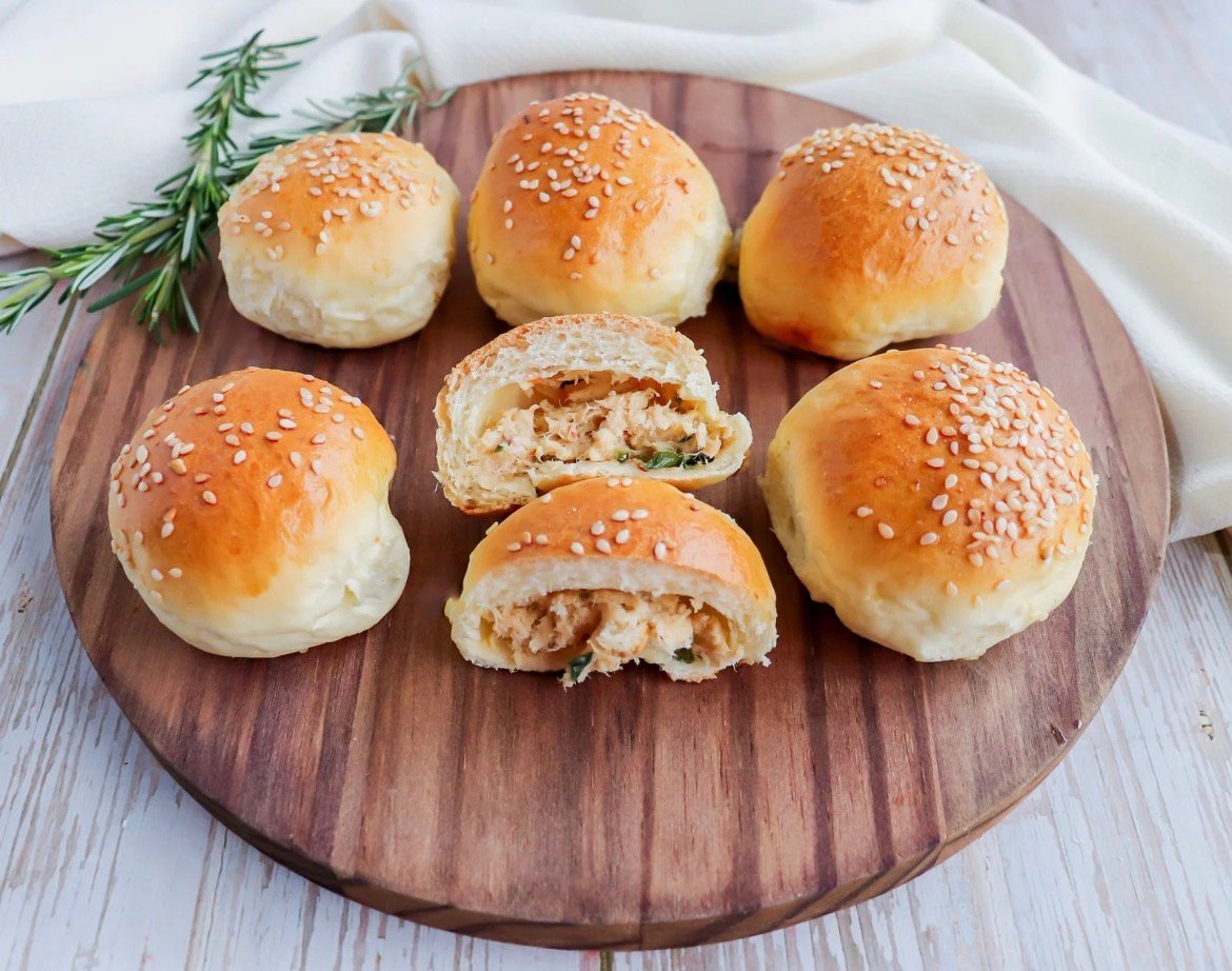 Pão de Batata com Frango (5 un)